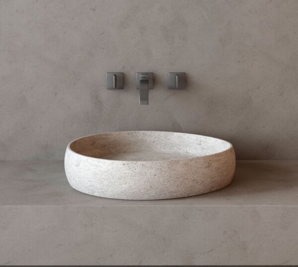 handmade natural stone wash basin