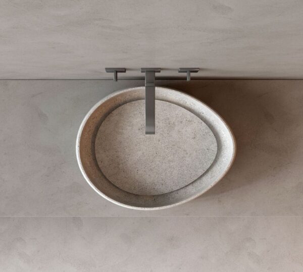 handmade natural stone wash basin