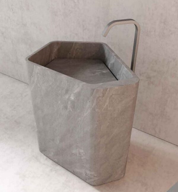 handmade natural stone wash basin