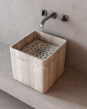 handmade natural stone wash basin