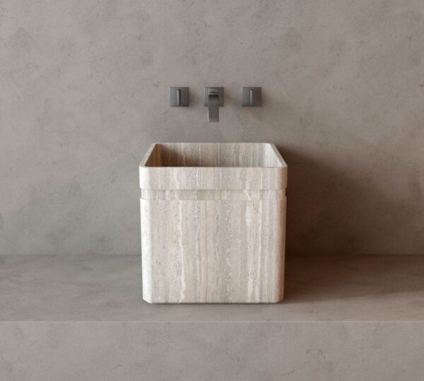 handmade natural stone wash basin