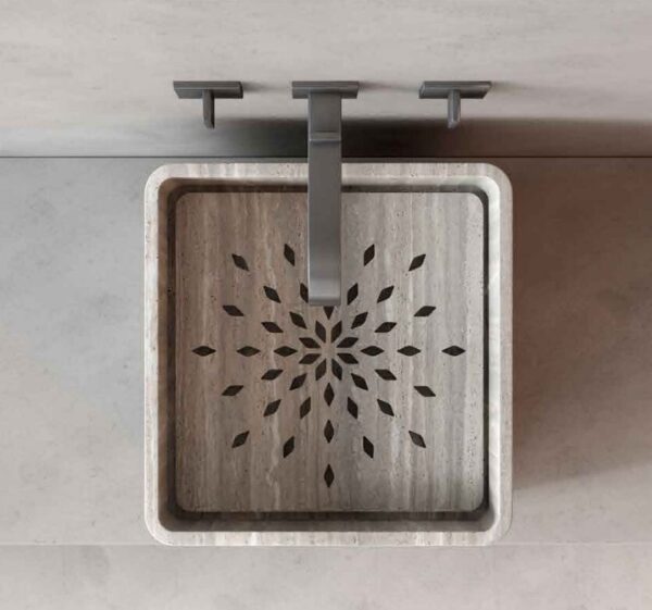 handmade natural stone wash basin