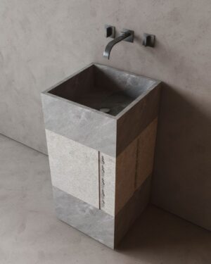 handmade natural stone wash basin