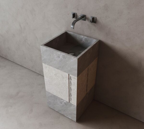 handmade natural stone wash basin