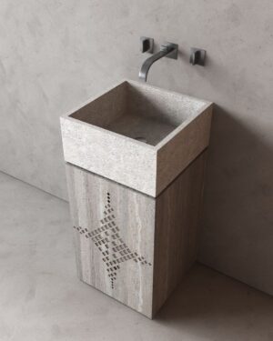 handmade natural stone wash basin