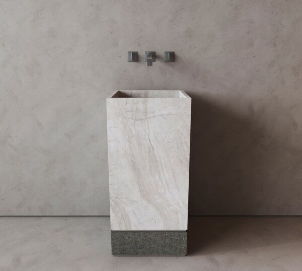 handmade natural stone wash basin