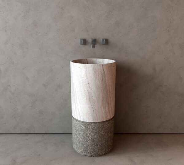 handmade natural stone wash basin