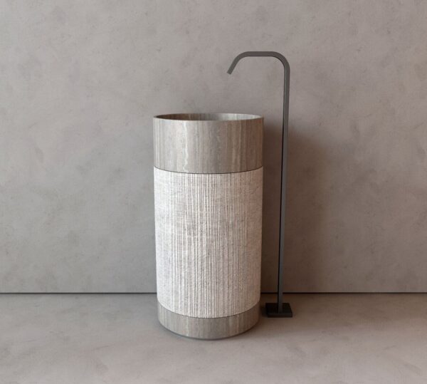 handmade natural stone wash basin