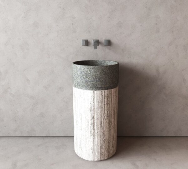 handmade natural stone wash basin