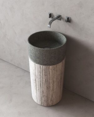 handmade natural stone wash basin