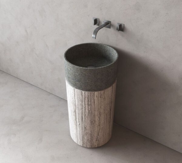 handmade natural stone wash basin