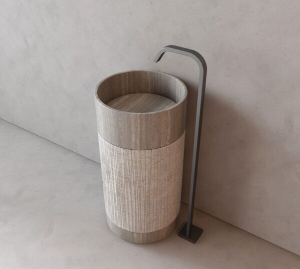 handmade natural stone wash basin