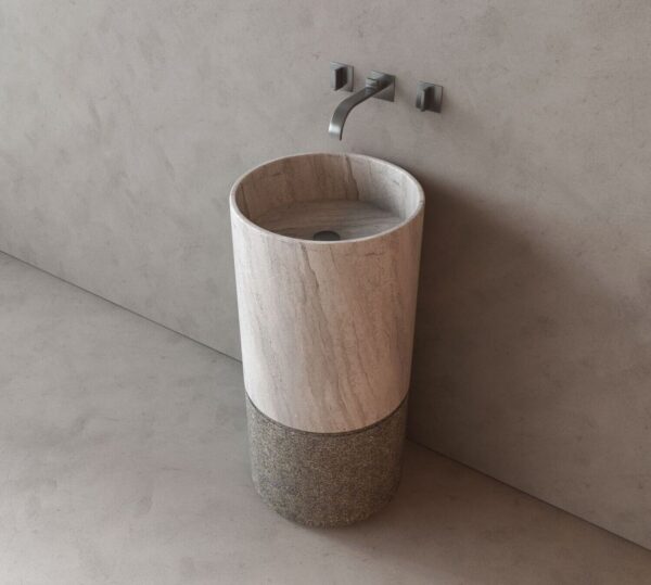 handmade natural stone wash basin